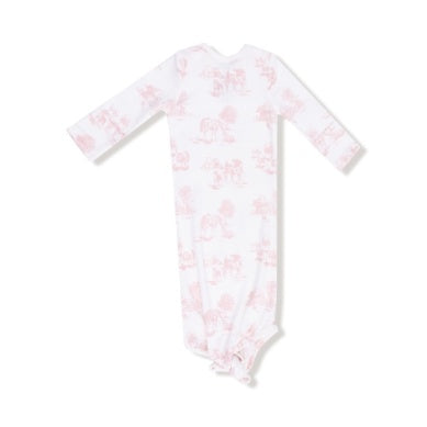 Farm Toile - Pink - Knotted Gown