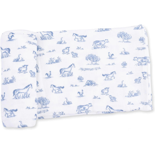 Farm Friends Swaddle Blanket
