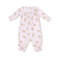 Little Fawn  Smocked Long Sleeve Romper