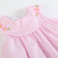 Pink Easter Applique Dress