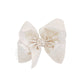 GLITTER METALLIC BOW ON CLIP