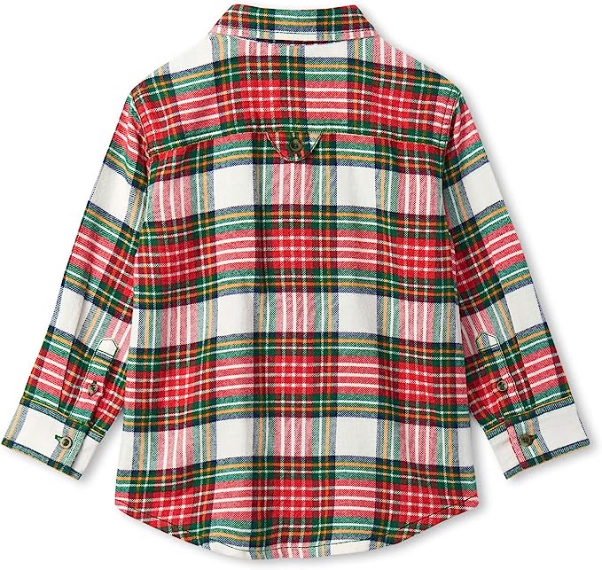 Festive Plaid Button Down