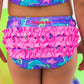 Neon Fin Friends Butterfly Tankini 2-Piece Swimsuit, with Signature Rear Ruffles