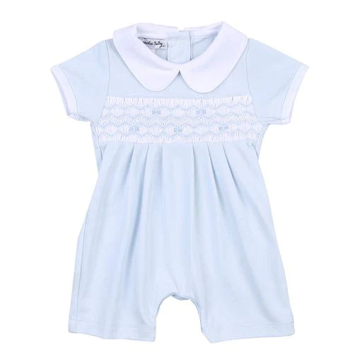 Fiona Phillip Smock Collared Short Playsuit