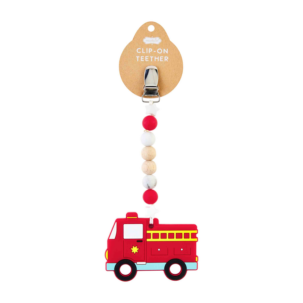 Firetruck Clip On Teether