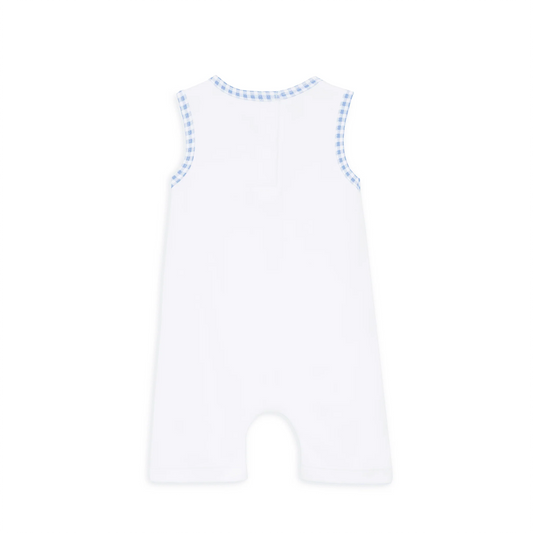 Gone Fishing Applique Short Playsuit