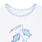 Gone Fishing Applique Short Playsuit