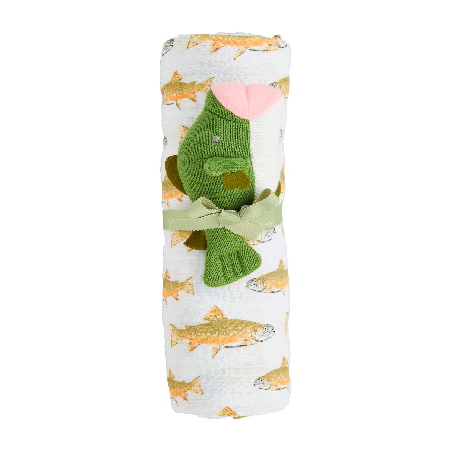Baby Rattle Fish Fish Swaddle & Rattle Set – Baby and Me Boutique