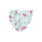 Tie Strap Smocked Sun Dresss and Diaper Cover - Flamingos