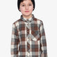 Deux par Deux Flannel Shirt Grey And Beige Plaid