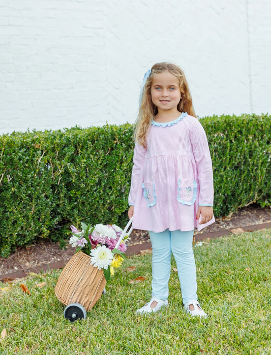 Trotter Street Kids Flower Bouquet Pant Set