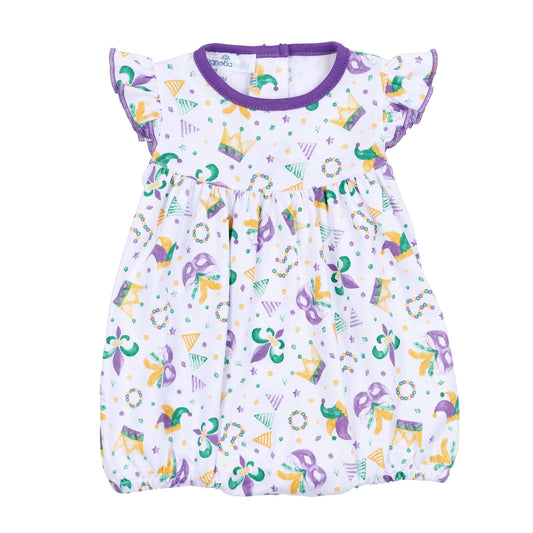 Mardi Gras Munchkins Flutters Bubble