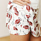 White Football Tennis Skirt