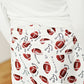 White Football Tennis Skirt