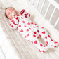 My Heart Zip Footie by Luna and Arlo