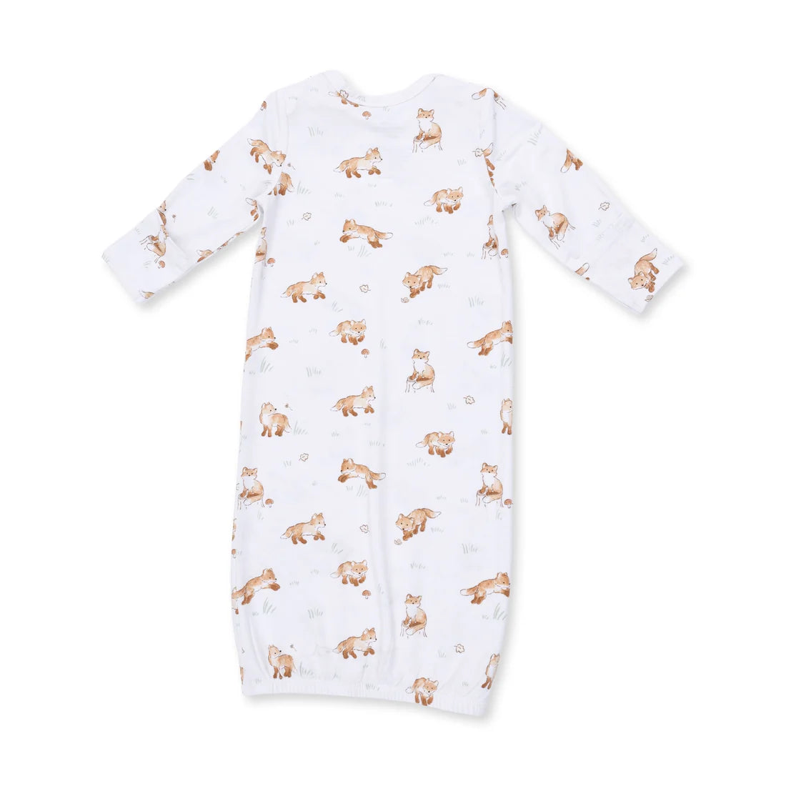 Little Explorer Fox  Lap Shoulder Gown and Knotted Hat