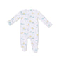 Frog and Duck Pond  2 Way Zipper Footie