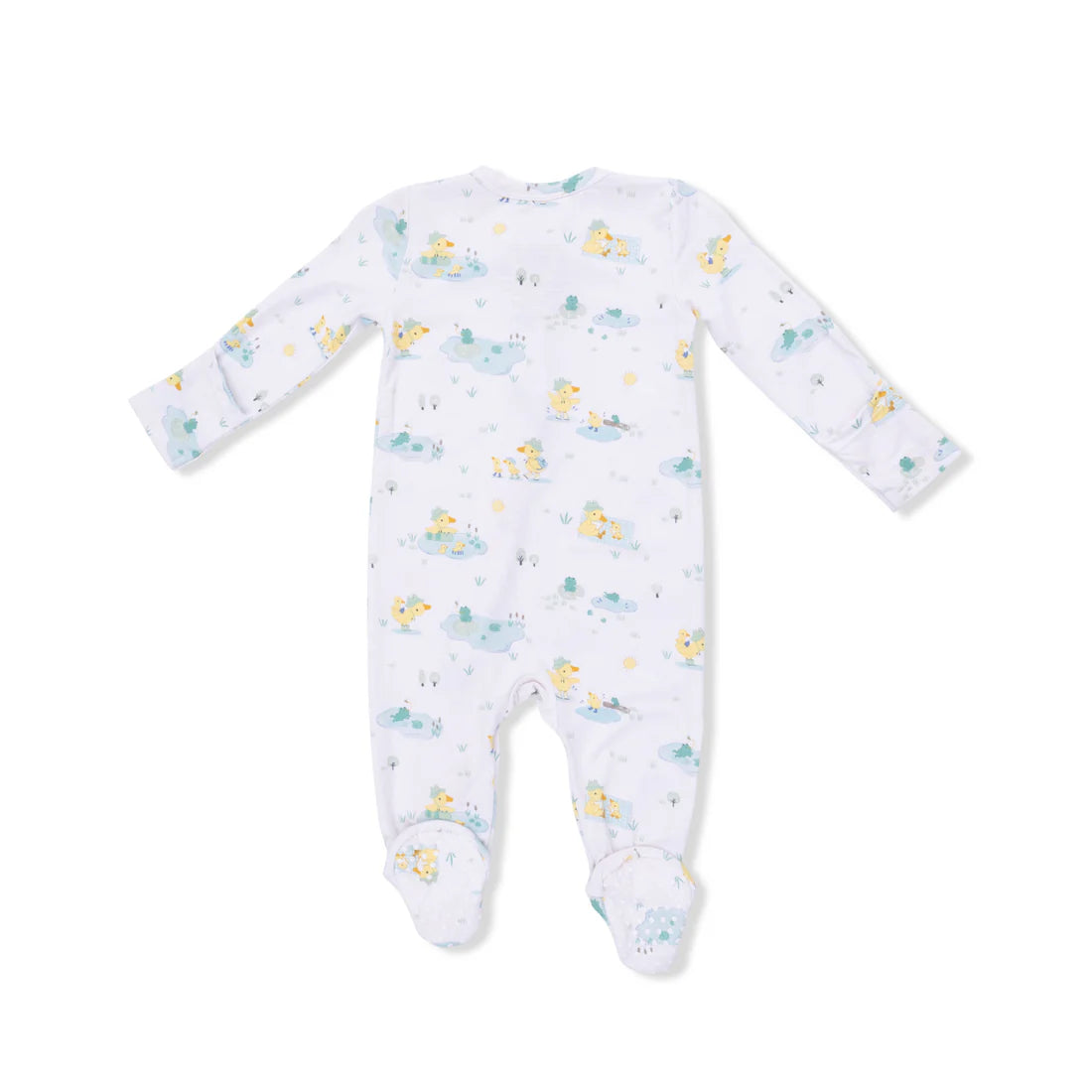 Frog and Duck Pond  2 Way Zipper Footie