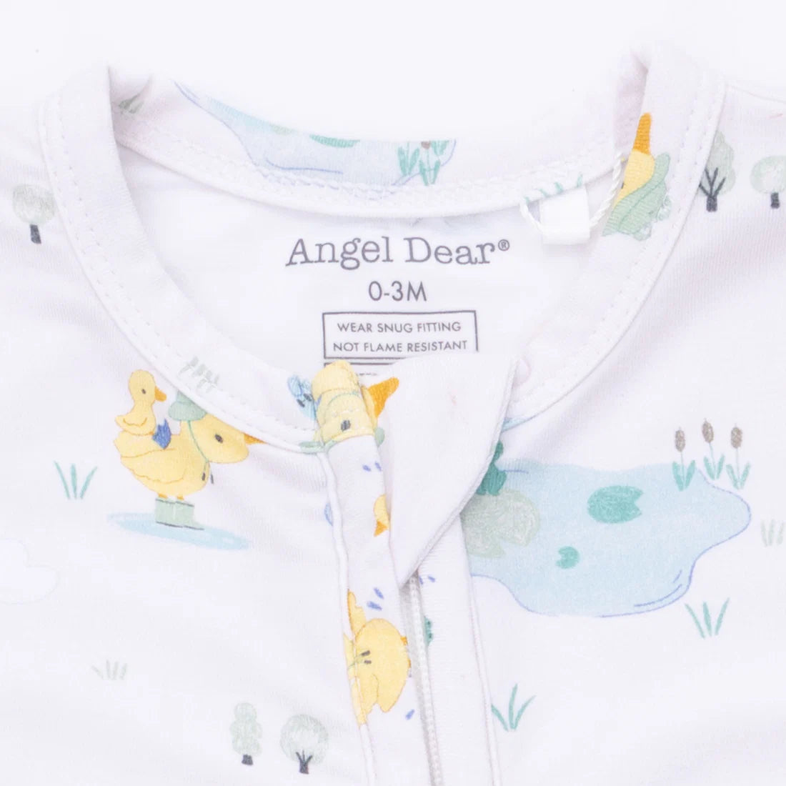 Frog and Duck Pond  2 Way Zipper Footie