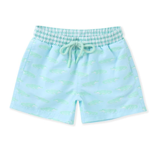 Swoon Kids See Ya Later Alligator Swim Trunks