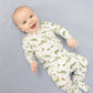 Crayon Alligators  2 Way Zipper Footie