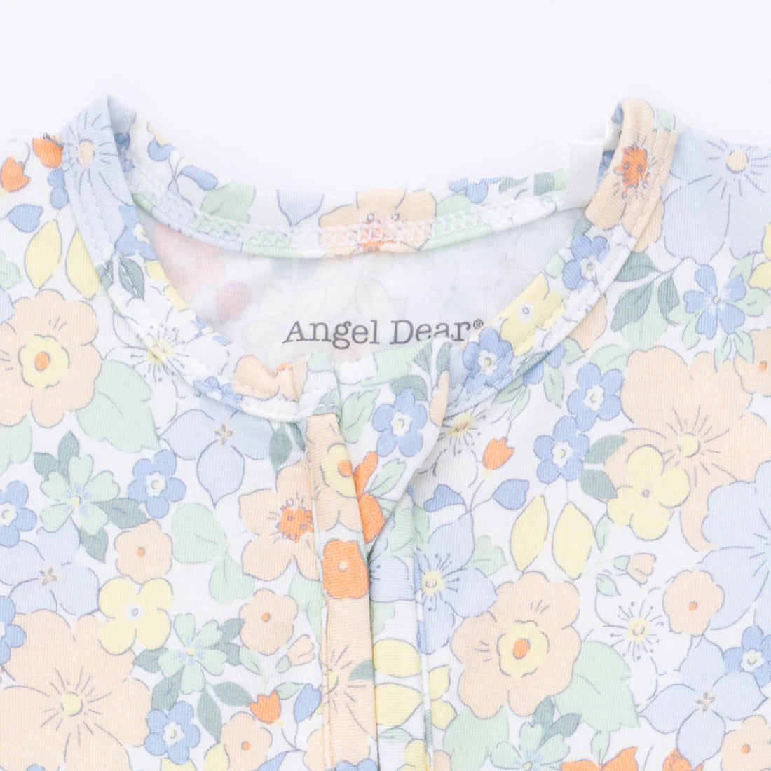 Georgia Floral  2 Way Ruffle Back Zipper Footie