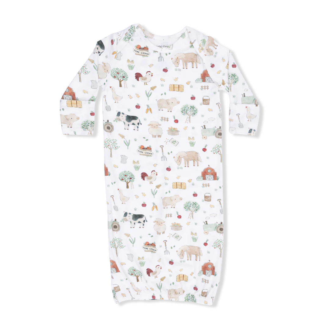 Cute Farm Animals Uni  Lap Shoulder Gown