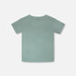 Organic Cotton Jersey T-Shirt With Cross Bag Green
