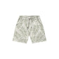 Graphic Tee and Print Shorts Set