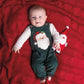 Santa Green Cord Longall Set
