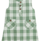 Green Check Romper