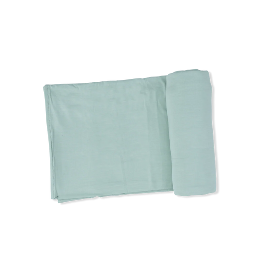 Solid Misty Blue  Swaddle Blanket