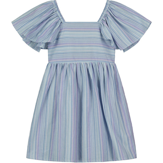 Lavender Stripe Hallie Dress