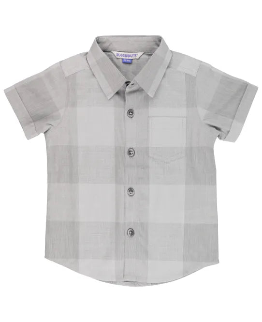 Harbor Gray Plaid Button Up Shirt