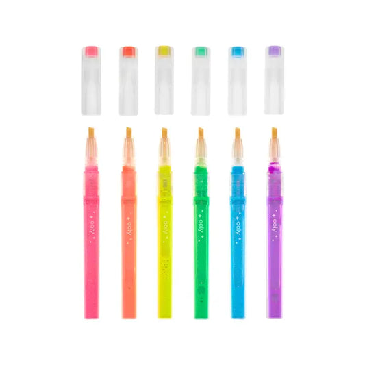 Oh My Glitter! Neon Highlighters - Set of 6