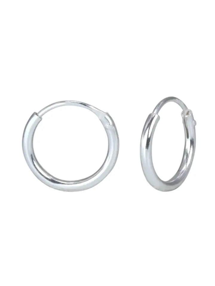 Sterling Silver Endless Hoop Earring For Babies and Kids