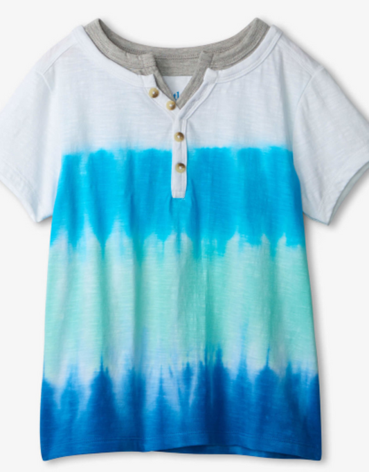 Island Dip Dye Henley Tee