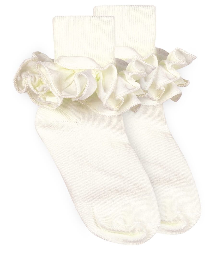 Knit Ruffle Socks