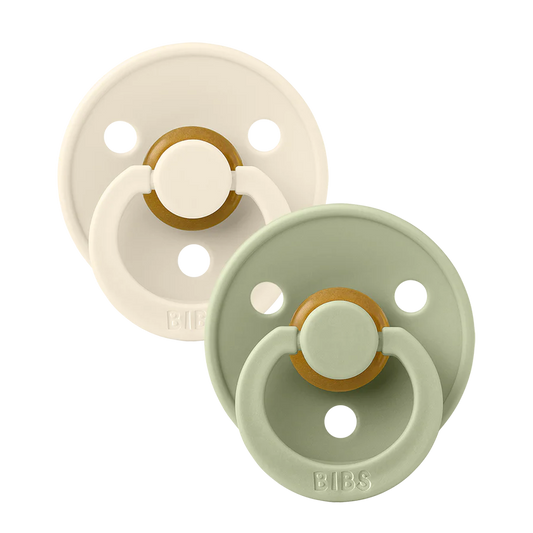 Ivory and Sage BIBS Pacifiers