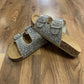 Mia Kids Jazel Silver Textured Slides