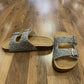 Mia Kids Jazel Silver Textured Slides