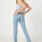 Distressed Frayed Jeans