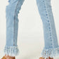 Distressed Frayed Jeans