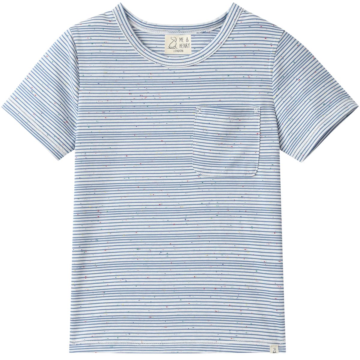 Royal Speckle Stripe Josh Tee