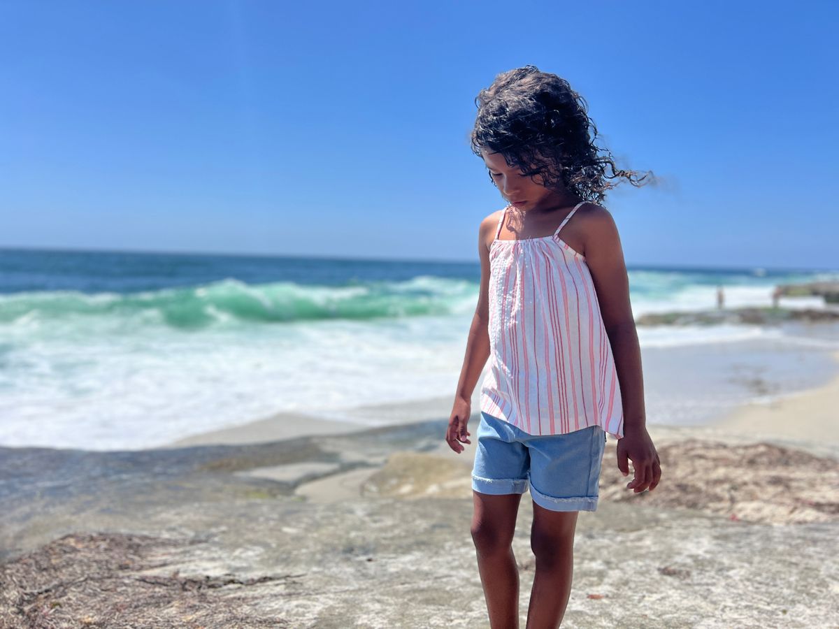 Light Wash Kelsey Denim Shorts