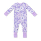 Lacy Lavender Floral  Convertible Romper