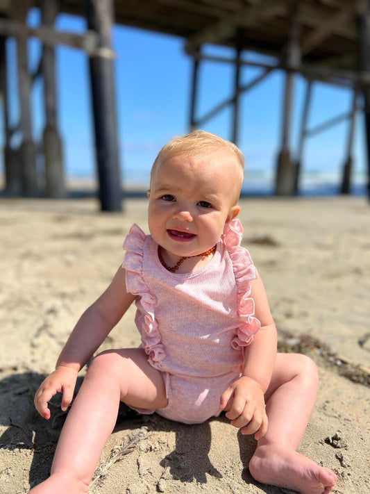 Pink Lark Onesie