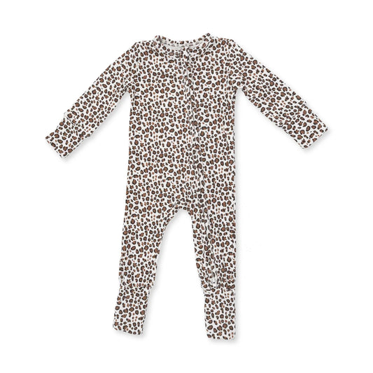 Leopard Rib  Convertible Rompe