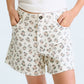 Mayoral 6204 Girl Leopard Twill Shorts