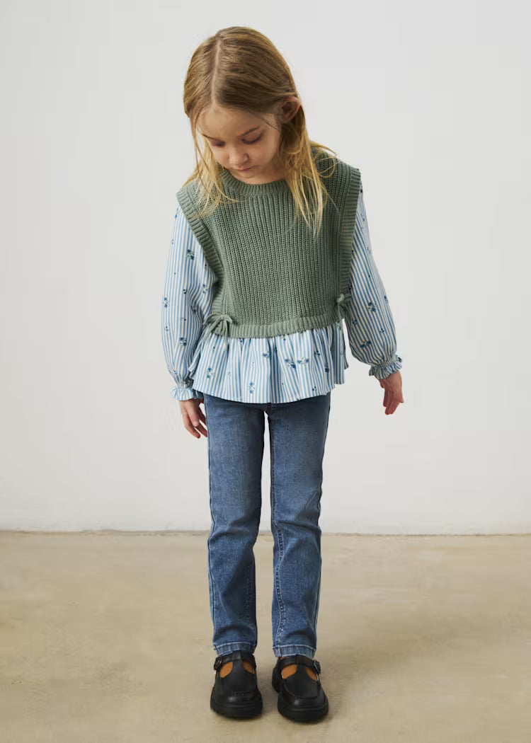Mayoral 577 Light Wash Girl Jeans